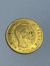 Moneta IMPERO FRANCESE NAPOLEONE III 10 FRANCHI 1857 A MEZZO MARENGO ORO Gold