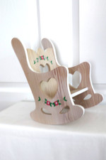 Sedia bambola legno colore