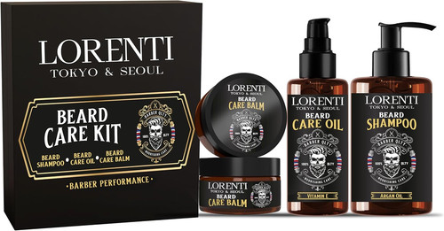 Argan barber set per cura - argan,