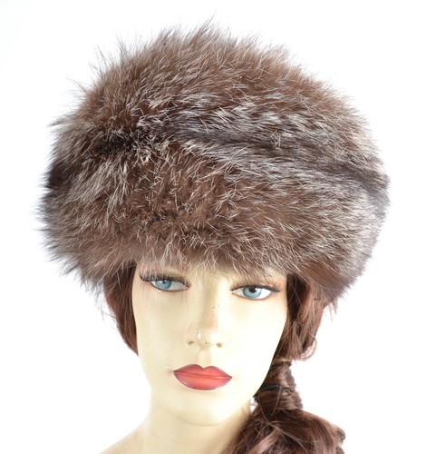 Z401 cappello volpe - volpe, argentata