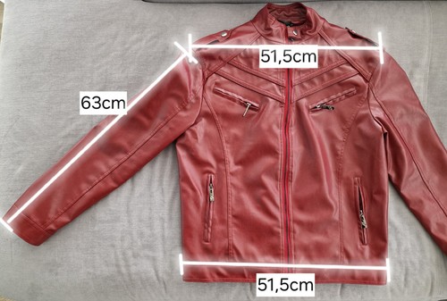 Giacca biker uomo ecopelle - giacca,