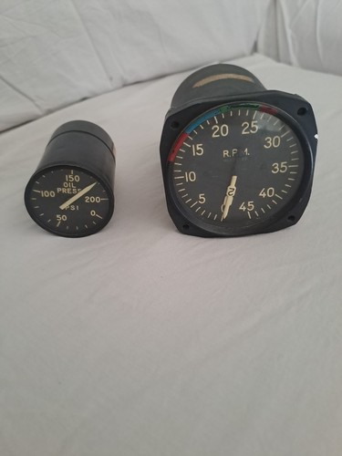 Coppia strumenti aereo - strumenti, vintage
