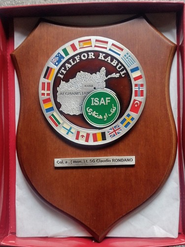 Crest isaf italfor kabul - isaf,