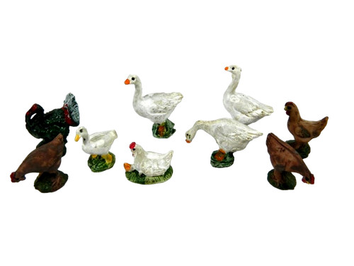 Set pezzi animali cortile - 9,