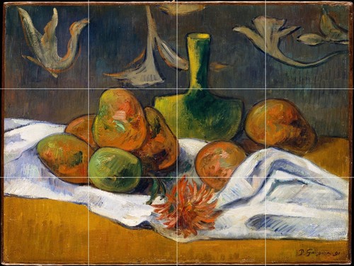 Pannello ceramica mosaico - , di