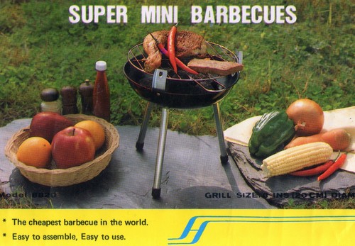 Mini barbecue portatile barca - portatile,