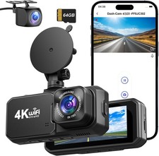 Dashcam Auto 4K WiFi Doppia