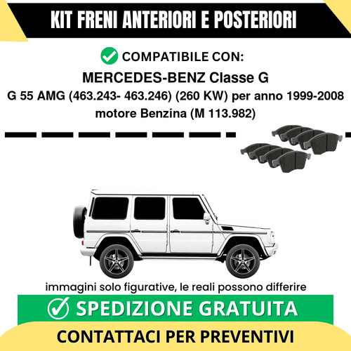 Pastiglie freno ant post - ant,