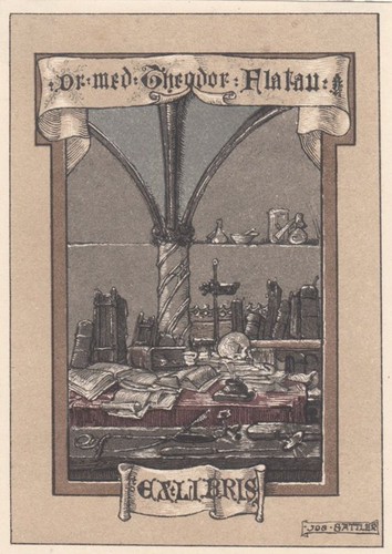 Exlibris josef sattler - josef,