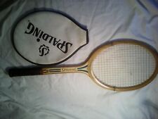 RACCHETTA DA TENNIS D'EPOCA  IN LEGNO : ' SPALDING PANCHO GONZALES   SIGNATURE '