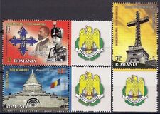 Romania 2014 Eroi Ordine Militare/Re Ferdinando I/Uniformi WWI Croce Massonica**