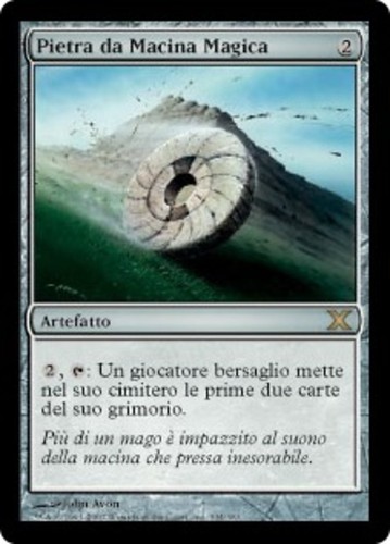 Carta mtg pietra macina - da,