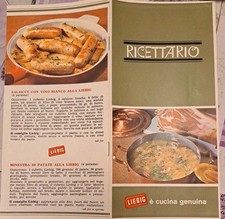 Brochure RICETTARIO LIEBIG - RICETTE CUCINA anni '60