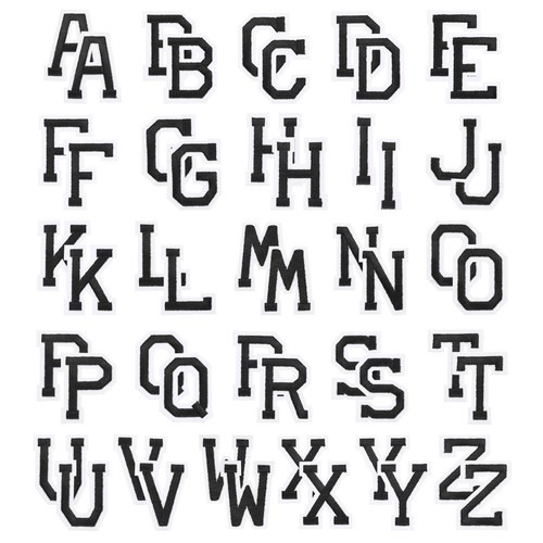 Toppa lettere stirare - da,