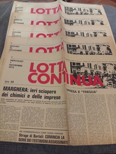 Giornali lotta continua 1973 - ,