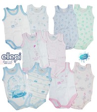 2 BODY BABY ELLEPI 100% COTONE