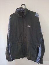 Vintage NIKE JACKET COAT NYLON NAVY BLUE E Azzurro SIZE Media