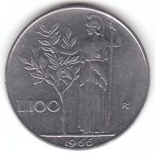 Moneta Italia 100 Lire 1966