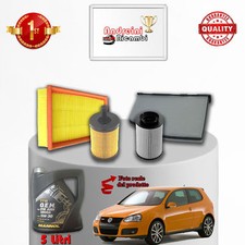 KIT TAGLIANDO FILTRI E OLIO VW GOLF V 2.0 TDI 103KW 140CV DAL 2006 ->
