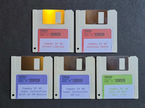 Collezione floppy disk yamaha - floppy,
