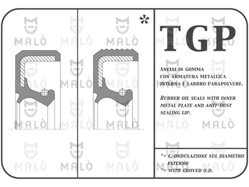 Anello tenuta differenziale - anello,