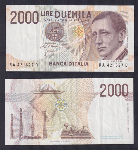 Banconota italia 2000 - banconota,