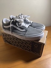 Vans Old Skool Grigie EU 44 UK 9.5 US 10.5 Come Nuove Con Scatola