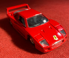 MC TOY Modellino Auto FERRARI F40 Made Macau metallo Rosso Retrocarica gomma