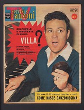 SORRISI  46/1960 SANREMO 1961 CLAUDIO VILLA CANZONISSIMA MINA BRUNELLA TOCCI 