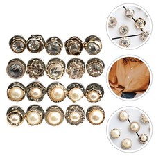  20pcs Pulsanti di perle Abbigliamento Vintage Decorative Buttons Abiti fai da