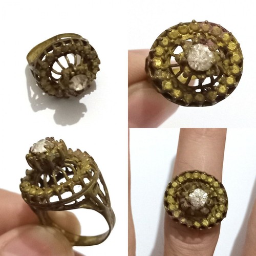 Raro antico anello bronzo - raro,