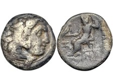 Reyes de Macedonia, dracma a