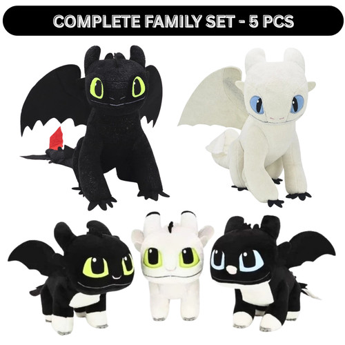 Httyd peluche sdentato - peluche, luce