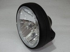 Faro In Vetro Trasparente Nero H4 Ducati Monster 916 996 1000