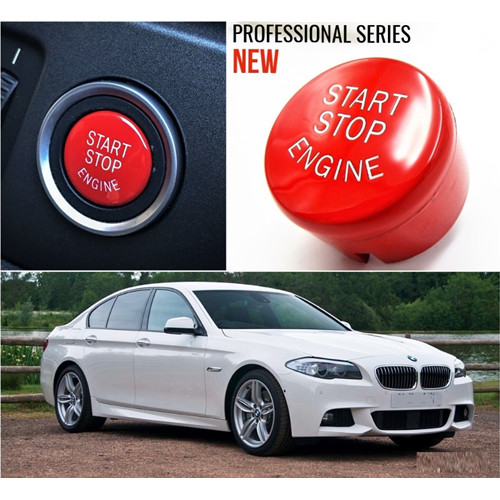 Pulsante start rosso per - pulsante, bmw