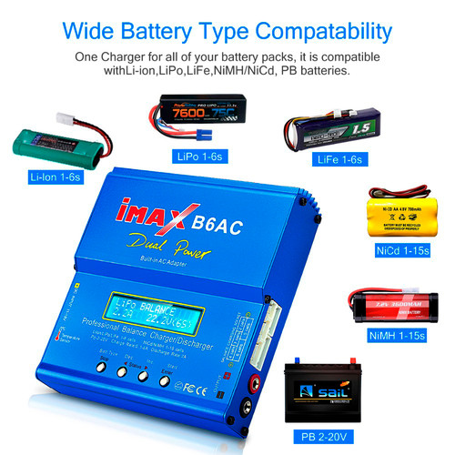 Imax acb6 lcd nimh - lcd, li-ion