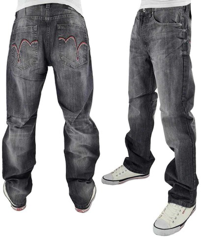 Jeans denim loose fit - denim,