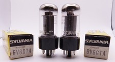 2x SYLVANIA ⭐⭐ 6V6GTA