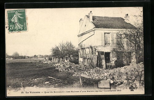 Cpa varenne quai de - la,