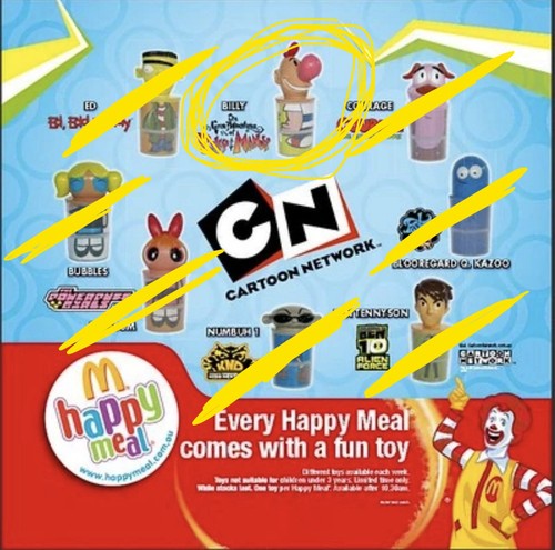 Giocattolo happy meal grim - happy,