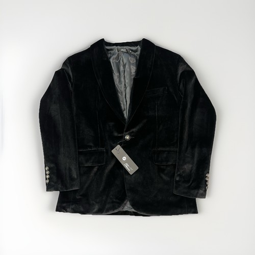 Blazer uomo thwei velluto - velluto, nero