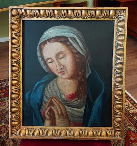 Madonna orante olio - madonna,