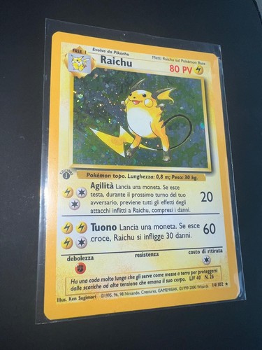Raichu set base prima - , edizione