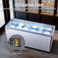 Vevor vetrina gelato - vevor,