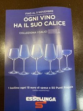 63 BOLLINI ESSELUNGA COLLEZIONE CALICI RIEDEL 2025