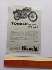 Bianchi Tonale 175 Gran Turismo 1957 depliant italiano originale