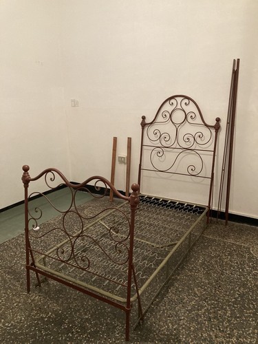 Letto antico ferro battuto - letto,