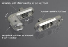 Poggiapiedi MFW regolabili Vario Honda CBR 1000 F SC24 dal 1989-