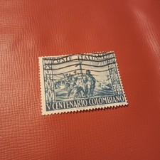 Repubblica Italiana Francobollo 1951 Nascita Colombo Usato