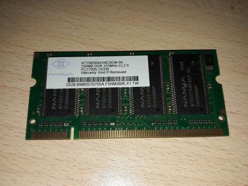 Banco ram 256 ddr - ddr, 333mhz